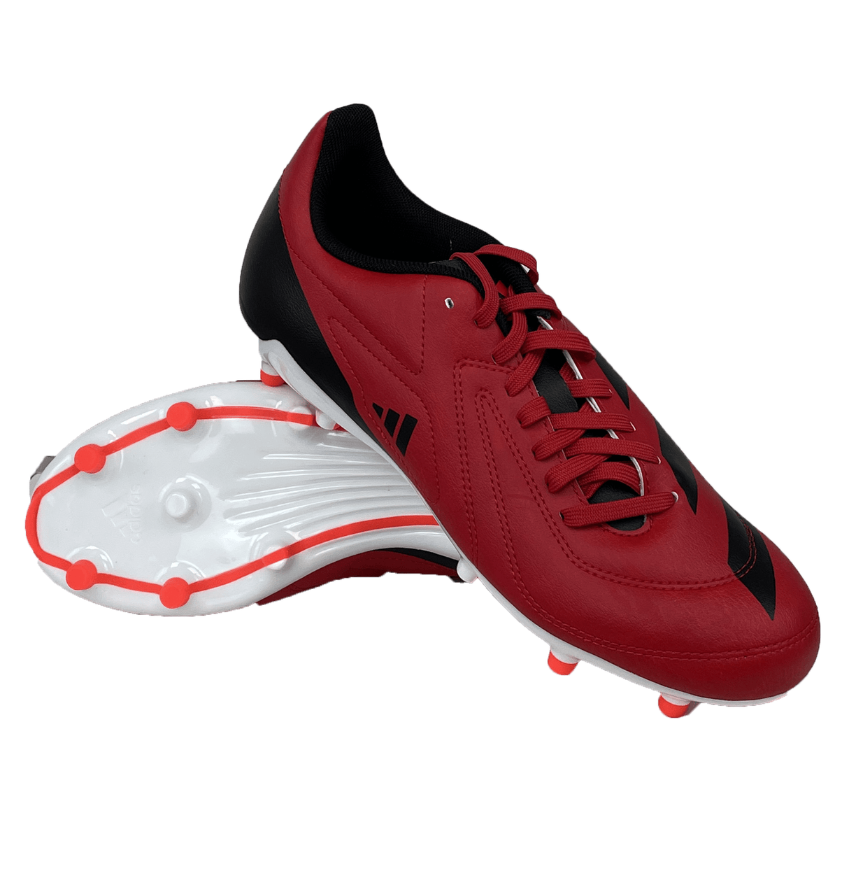 Red and black adidas cleats on sale