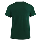 Back view of the Nike Springboks "Never Stop" short-sleeved dark green T-shirt displayed on a white background.