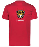The NorCal Bay Area Flag Rugby Momentum Tee by WRS Augusta showcases the Rugby NorCal logo above "Flag Rugby" in white—perfect for any NorCal Rugby Club supporter.