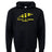 The Montgomery Yellowhammers 60/40 Fleece Hoodie by WRS Augusta features a yellow feather graphic and "YELLOW HAMMERS RUGBY" text—an athletic sweatshirt ideal for fan wear and showing team pride.