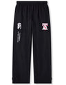 The Philly Whitemarsh Open Hem Stadium Pant by EMB Canterbury features an elastic waistband, white "Canterbury of New Zealand" logo on the left leg, red and white emblem on the right leg, and a classic men’s open hem design.