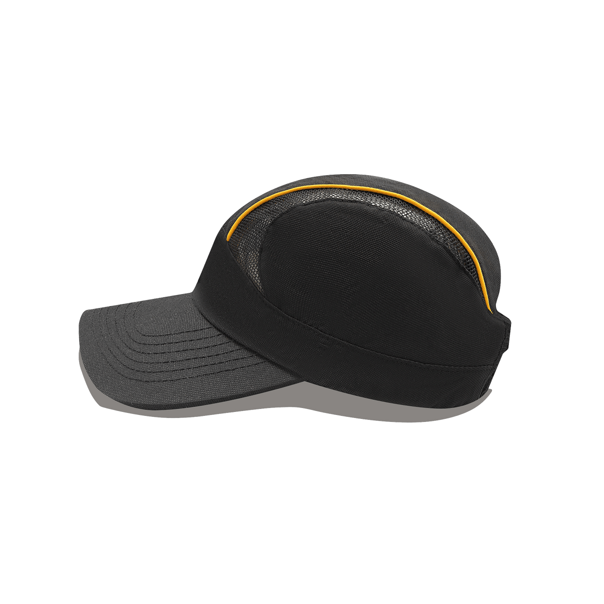 The Gallagher Chiefs Super Rugby Training Cap 25/26 by Classic Sportswear boasts a black design with a striking yellow stripe on top and a curved brim. Perfect for both fans and athletes, it combines style and functionality.
