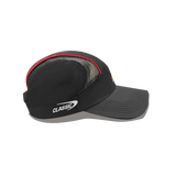 The Gallagher Chiefs Super Rugby Training Cap 25/26 by Classic Sportswear is a black cap with a curved brim, mesh back, red trim, and "CLASSIC" on the side—ideal for Chiefs fans wanting to show off their classic sportswear style.