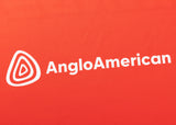 The image showcases the Anglo American logo in white on a red background, similar to the Dolphins NRL 25/26 Replica Home Jersey by Classic Sportswear.