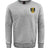 The Gotham Knights Embroidered Club Crew Sweatshirt by EMB Canterbury is a grey crew featuring a blue and yellow C**KRFC badge on the left chest, blending classic Canterbury comfort with timeless style.