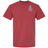 The Troy Rugby Alumni Heavyweight Comfort T-Shirt by EMB S&S Activewear is a heavyweight maroon cotton tee with a small white "TURFC ALUMNI" graphic on the left chest—ideal for Troy Rugby Alumni.