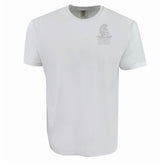 The Troy Rugby Alumni Heavyweight Comfort T-Shirt by EMB S&S Activewear is made from premium USA cotton and features a small "TURC Alumni" logo and graphic on the upper left chest.