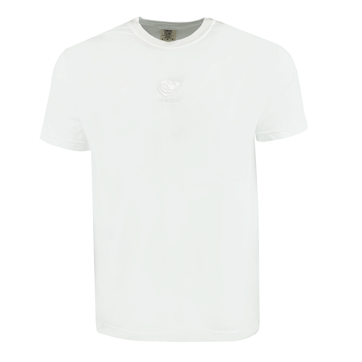 Experience ultimate comfort with the USA Rugby Elevated Tonal Comfort Tee by EMB Alpha Broder. Crafted from premium ring-spun USA cotton, this tee offers unparalleled softness and quality, making it your new favorite comfort tee.
