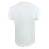 The USA Rugby Elevated Throwback Tonal Comfort Tee by EMB Alpha Broder is a plain white T-shirt shown from the back.