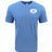 The UNC 1966 Club Tee by EMB LAT is a light blue short-sleeve shirt with a small white oval logo on the left chest reading "THE 1966 CLUB UK PROFESSIONAL"—ideal for Tar Heel rugby fans and lovers of classic club tee style.