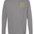 The Montgomery Yellowhammers Yellow Retro Logo Long Sleeve Comfort Tee by EMB S&S Activewear features a small yellow embroidered logo on the left chest—ideal for rugby fans seeking both style and comfort.