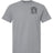 The Montgomery Yellowhammers Black Logo Retro Comfort Tee by EMB S&S Activewear features a small black embroidered logo and text on the left chest—a classic, comfortable choice for rugby fans.