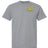 The EMB S&S Activewear Montgomery Yellowhammers Feather Comfort Tee is a gray, short-sleeve, ring-spun USA cotton shirt with a yellow feather and "Yellowhammers Rugby" embroidered on the upper left chest.