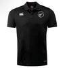 Black short-sleeve Bozeman Cutthroats Club Dry Polo by EMB Canterbury with club logo on the left chest and Canterbury logo on the right; features Vapodri Technology for breathable, cool, and comfortable wear.