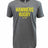The WRS LAT Montgomery Yellowhammers "Hammers Rugby" Supersoft Tee is a unisex, grey cotton shirt with yellow “HAMMERS RUGBY EST 1984” text on the front for all-day comfort.