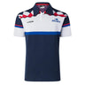 Classic Sportswear's Limited Edition Blues Super Rugby 25/26 Retro Jersey showcases blue and white with red and blue accents, bearing the "Blues" logo on the chest. Flaunt your Blues Super Rugby spirit in style with this jersey.