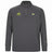 Montgomery Yellowhammers Tempo+ 1/4 Zip Training Top by EMB Canterbury in long-sleeve dark gray, featuring a yellow team logo on the chest and branding on the left sleeve, displayed on a white background.