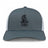 Grey and white University of Troy Rugby Alumni Retro Trucker cap featuring a black Trojan helmet logo above the text “TURFC ALUMNI.”.