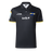 The Hurricanes Super Rugby 25/26 Team Polo by Classic Sportswear, showcasing the Kia and Classic Sportswear logos on the chest, features the "Hurricanes Super Rugby" emblem on the right side.