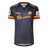 The Classic Sportswear Gallagher Chiefs Super Rugby Replica Home Jersey 25/26 features a dark intricate pattern, with the "Gallagher" text, Chiefs logo, and sponsor logos on the sleeves. Ideal for any Super Rugby fan eager to support the team proudly.