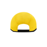 The Hurricanes Super Rugby 25/26 Training Cap by Classic Sportswear is a versatile yellow baseball cap with a black adjustable strap, perfect for any fan or training sessions.