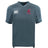 The EMB Canterbury Washington State Rugby VapoDri Evader Jersey stands out with the iconic logo, a red cougar emblem, and "RUGBY" text. Enjoy unrivaled comfort with VapoDri technology in this premium gray rugby jersey.