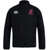 The lightweight Washington State Rugby Club Track Jacket by EMB Canterbury features the WSU Rugby logo on the right chest and the Canterbury logo on the left. Crafted from quick-drying fabric, it's ideal for casual outings and sporty activities.