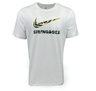 White Springboks Graphic Tee by Nike featuring a Nike logo above the word "Springboks" in stylized green and yellow text.