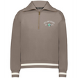 The EMB Augusta Women’s Vintage Ireland Est 1875 Heritage Prep Pullover features “Ireland Rugby Est. 1875” and a crest on the chest, with white stripes on the cuffs and hem for a classic look.