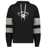 The WRS Augusta Nations of Rugby Ireland Est 1875 Jackson Way Hoodie features grey sleeve stripes, light drawstrings, and "IRELAND RUGBY EST. 1875" with a shamrock emblem—ideal for any Rugby Ireland fan.