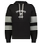 The WRS Augusta Nations of Rugby Ireland Jackson Way Hoodie features grey sleeve stripes, a front pocket, and "Ireland Rugby" with a crest in white on the chest.