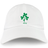 The EMB S&S Activewear Nations of Rugby Ireland Vintage Dad Cap features a white baseball cap with a green clover and “1875” embroidered on the front—a classic way to show your rugby pride.