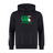 The Canterbury Italy CCC Club Lightweight Hoodie by WRS Canterbury is crafted from polyester, featuring the iconic logo in green, red, and white on the chest and three distinctive white stripes on the right sleeve for added style.