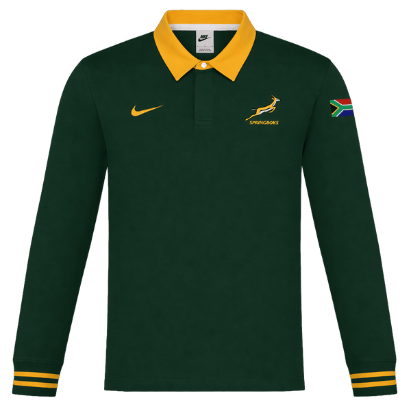 Springboks 26/27 Classic Long Sleeve Home Jersey by Nike / World