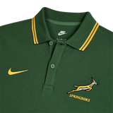 The Nike Springboks 26/27 Pique Polo features iconic team branding and the Nike swoosh—ideal for South African rugby fans seeking style and comfort.