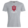 Show team spirit in the Indiana University Women Club Plain Tee by WRS Canterbury—a gray cotton-blend t-shirt with a bold red IU logo and "WOMEN'S RUGBY CLUB" in white, perfect for customization.