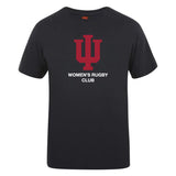 Show your team spirit with the Indiana University Women Club Plain Tee by WRS Canterbury, featuring a bold red IU logo and "WOMEN'S RUGBY CLUB" in white on a classic cotton blend — perfect for personalizing or supporting your squad.