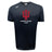 The Indiana University Women Tempo Vapodri T-Shirt by Canterbury is a black, moisture-wicking sports tee with a red trident logo and "Women's Rugby Club" on the front. Brand: WRS Canterbury.