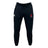 The Indiana University Women Leisure Sweatpant by EMB Canterbury features the IU logo and "Indiana Rugby" on the right thigh, plus a white Canterbury logo on the left thigh.