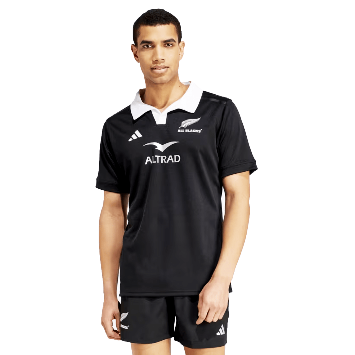 all black rugby gear adidas All Blacks Men's Home Replica Rugby Jersey 2024/25 2XL