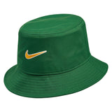 A green Springboks Apex Bucket Hat by Nike featuring a yellow and white embroidered Swoosh logo.