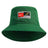 Green Springboks Apex Bucket Hat by Nike featuring a team logo patch and branding.