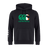 The WRS Canterbury Ireland CCC Flag Club Hoodie is black with a green, white, and orange "Canterbury" logo on the chest and a white logo on the left sleeve.