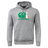 Gray Canterbury Ireland CCC Flag Club Hoodie by WRS Canterbury with a large front pocket and "Canterbury" logo featuring the CCC Flag Design in green, white, and orange.