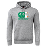 Gray Canterbury Ireland CCC Flag Club Hoodie by WRS Canterbury with a large front pocket and "Canterbury" logo featuring the CCC Flag Design in green, white, and orange.