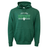 WRS Augusta's Nations of Rugby Ireland Wordmark 60/40 Pullover Hoodie is a green hoodie featuring the text "Ireland Rugby" and a small white four-leaf clover emblem on the front, making it perfect for fans of the Nations of Rugby.