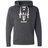 The WRS S&S Activewear Nations of Rugby Italy Rugby Hockey Hoodie features a dark gray design with white laces, "Italy Rugby" text, and an Italian flag shield on the front—perfect for rugby supporters.