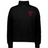 Women's Nations of Rugby Japan Jackson Way Pullover by EMB Augusta: Black quarter-zip sweatshirt with "JAPAN RUGBY" and a cherry blossom logo in red on the left chest.