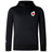 The EMB Canterbury Japan Shield Club Lightweight Hoodie is a black hoodie with a drawstring hood, front pocket, and an embroidered red and white shield emblem on the chest for Japan supporters.