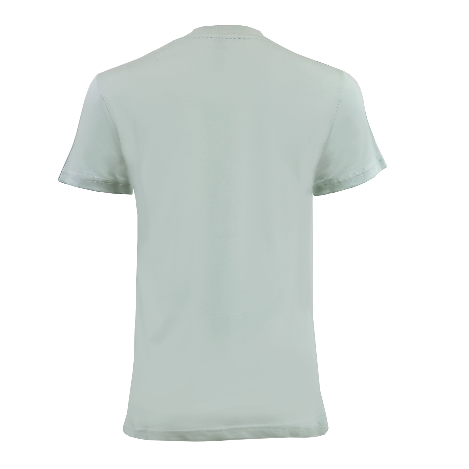 The Women’s All Blacks 24/25 Fan Tee by adidas in light gray is shown from the back against a white background, featuring classic inspiration from the New Zealand team.